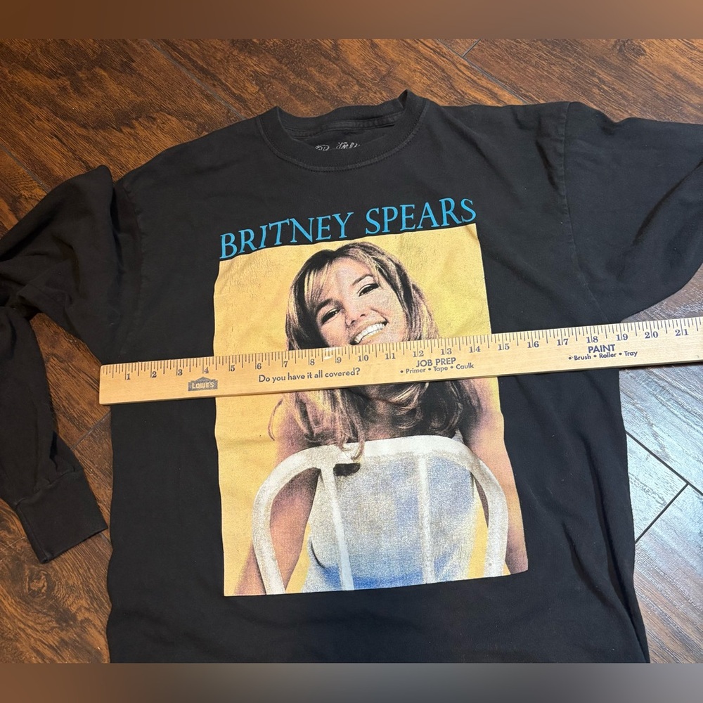 Britney Spears Baby One More Time Album Poster Graphic Tee Black S/M - Picture 5 of 6